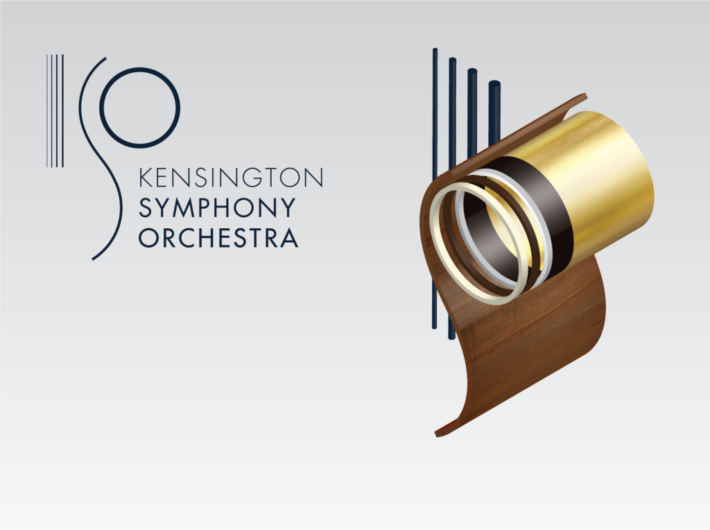 KSO logo as a sculpture