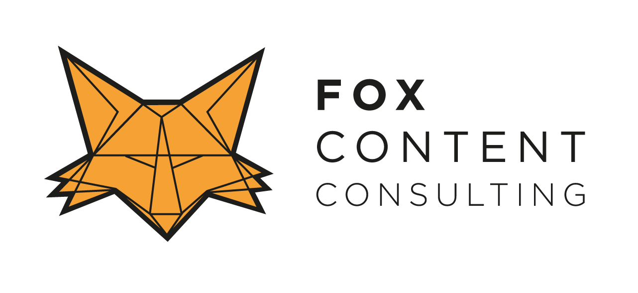 Fox Content Consulting logo - alternative lockup