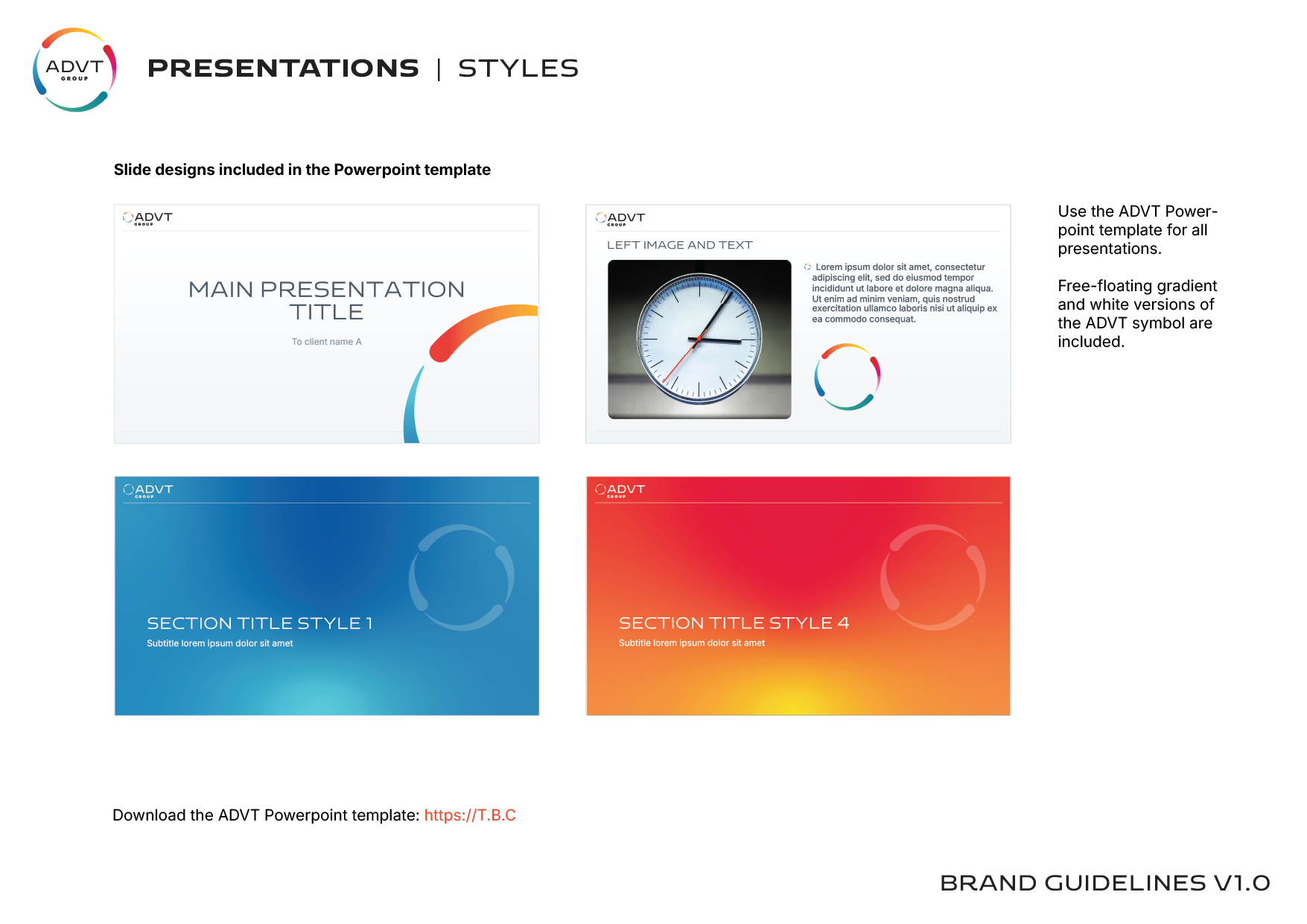 ADVT Powerpoint template